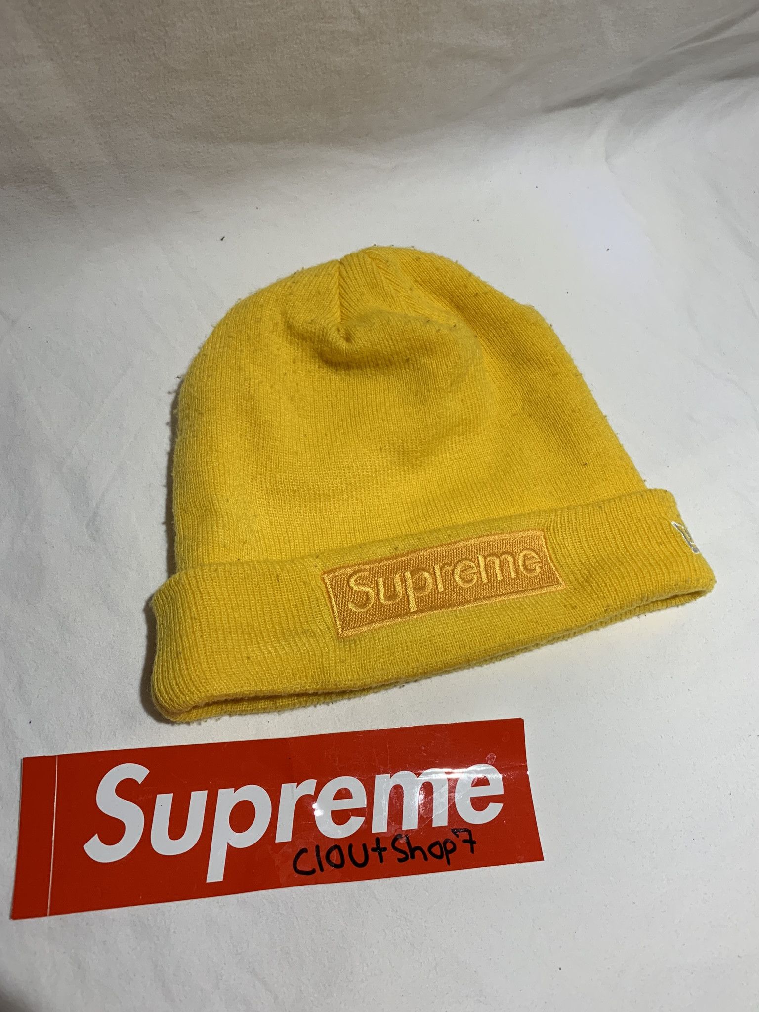 Supreme Tonal Logo Beanie Grailed