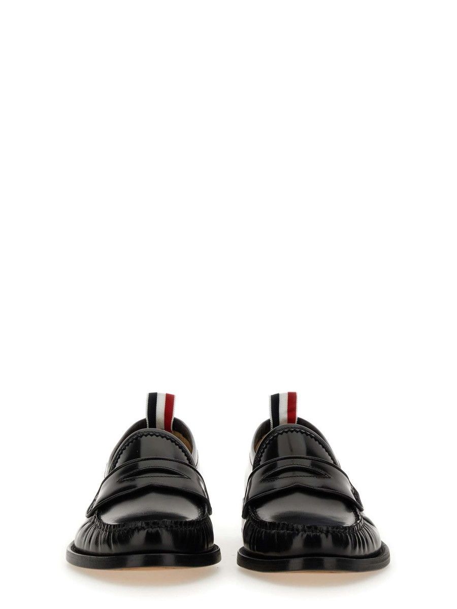 Thom Browne THOM BROWNE LEATHER LOAFER - BLACK (US 7½) Size US 7.5 / EU 40-41 - 4 Thumbnail