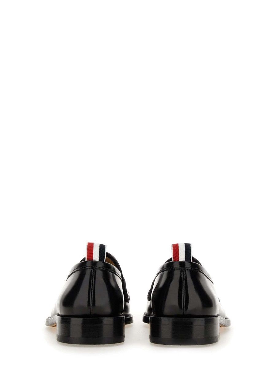 Thom Browne THOM BROWNE LEATHER LOAFER - BLACK (US 7½) Size US 7.5 / EU 40-41 - 3 Thumbnail