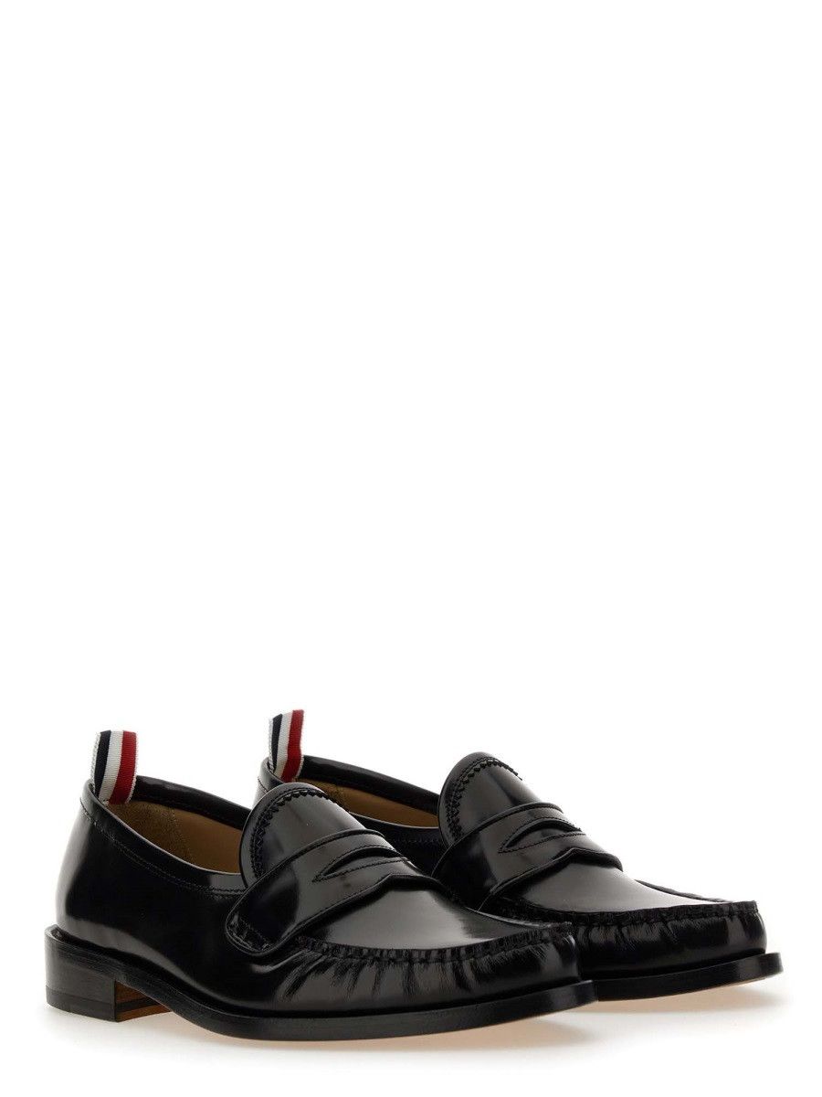 Thom Browne THOM BROWNE LEATHER LOAFER - BLACK (US 8) Size US 8 / EU 41 - 2 Thumbnail