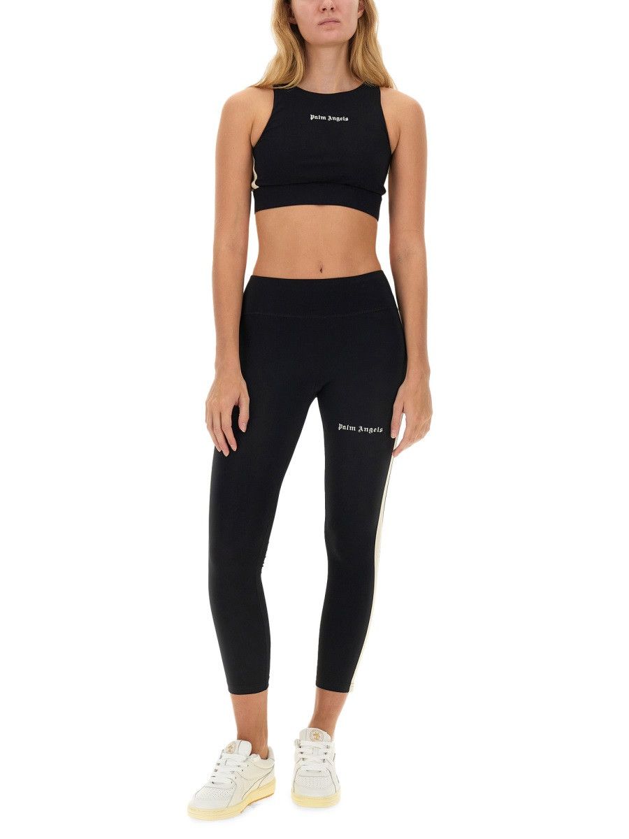 Palm Angels PALM ANGELS TOPS WITH LOGO - BLACK Size S / US 4 / IT 40 - 2 Thumbnail