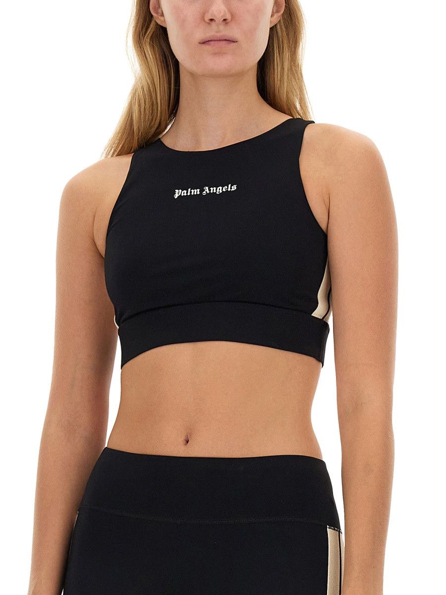 Palm Angels PALM ANGELS TOPS WITH LOGO - BLACK Size S / US 4 / IT 40 - 4 Thumbnail
