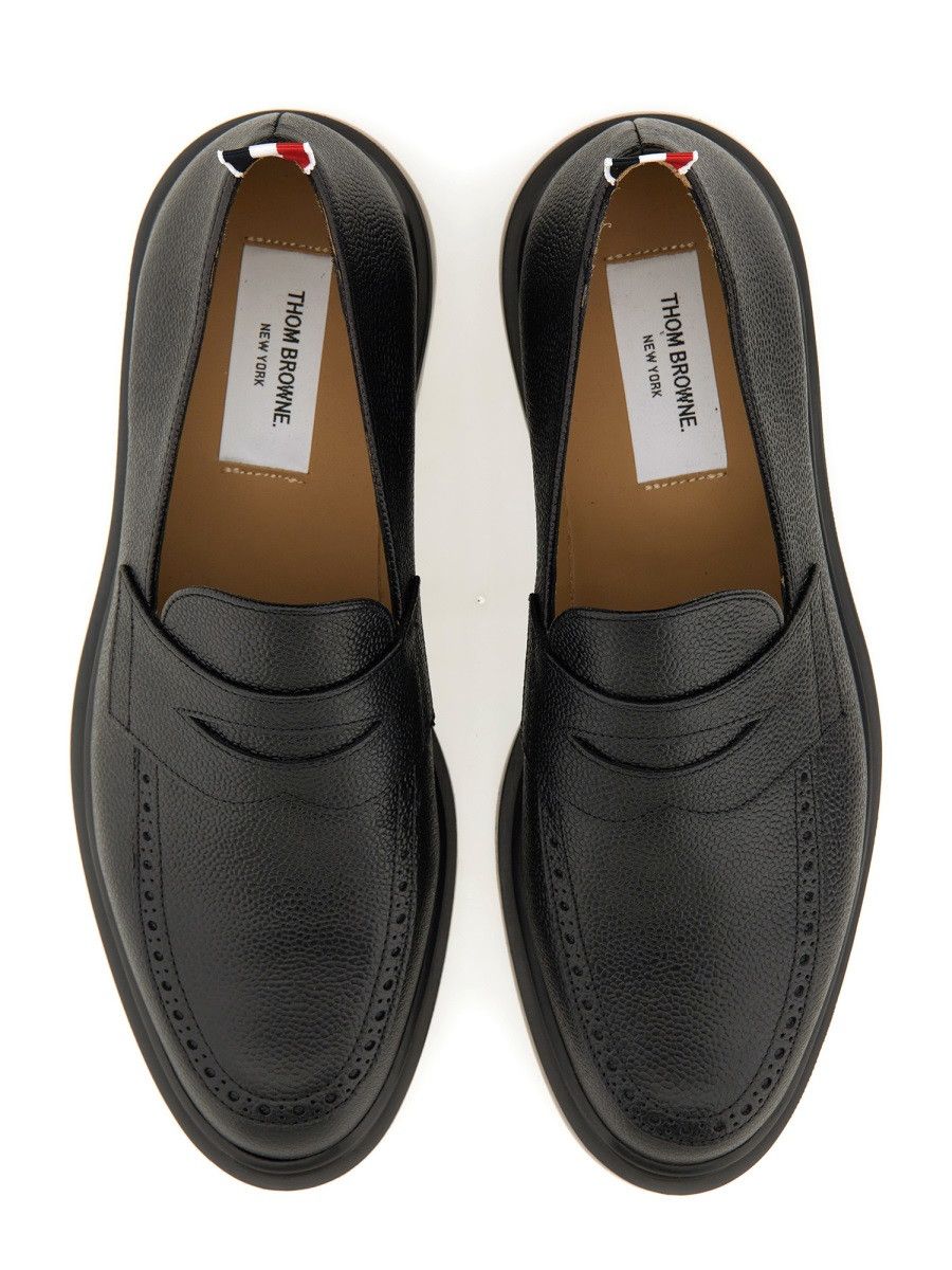 Thom Browne THOM BROWNE MOCCASIN "PENNY" - BLACK (US 8½) Size US 8.5 / EU 41-42 - 2 Thumbnail