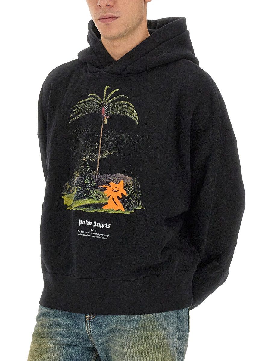 Palm Angels PALM ANGELS ENZO SWEATSHIRT FROM THE TROPICS - BLACK Size US S / EU 44-46 / 1 - 4 Thumbnail