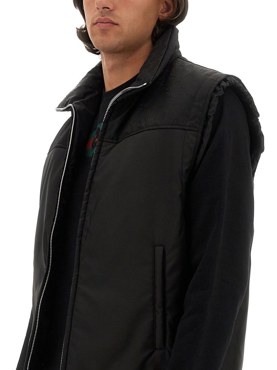Gucci GUCCI NYLON GG VEST - BLACK (IT 48) Size US M / EU 48-50 / 2 - 4 Thumbnail