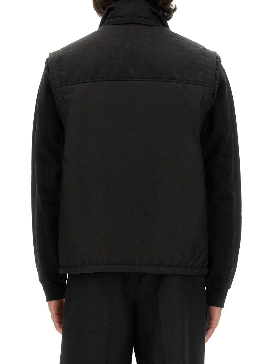 Gucci GUCCI NYLON GG VEST - BLACK (IT 48) Size US M / EU 48-50 / 2 - 3 Thumbnail
