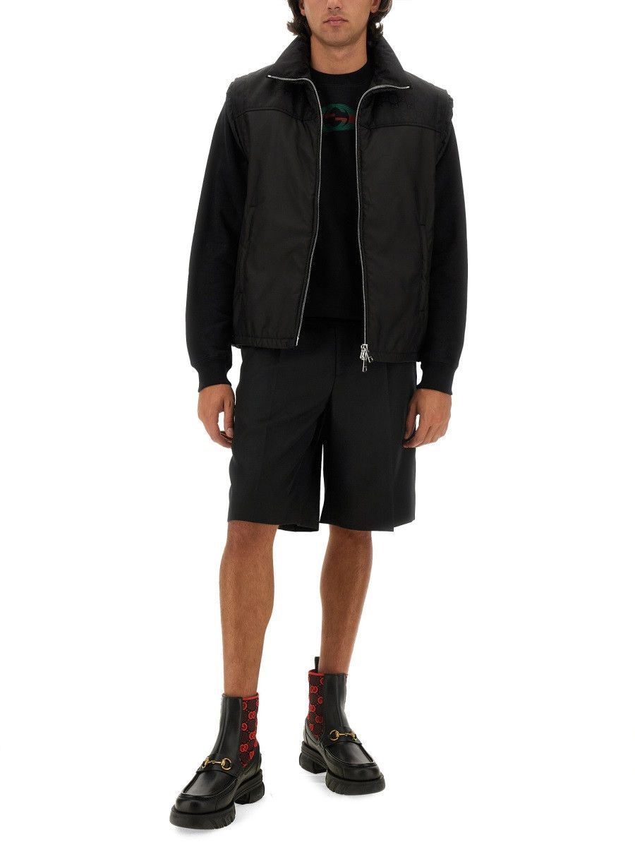 Gucci GUCCI NYLON GG VEST - BLACK (IT 48) Size US M / EU 48-50 / 2 - 2 Thumbnail