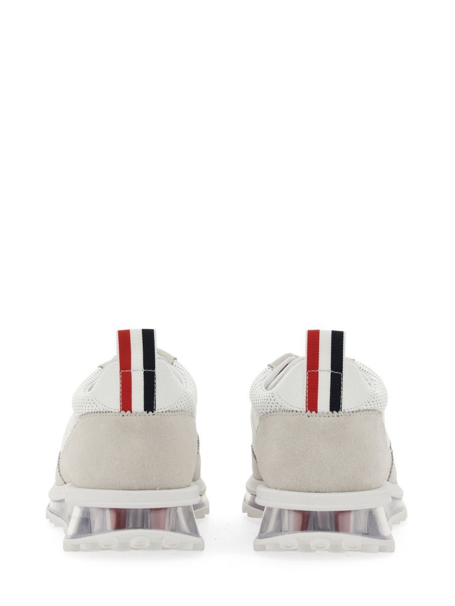Thom Browne THOM BROWNE TECH RUNNER SNEAKER - WHITE (IT 38) Size US 8 / IT 38 - 3 Thumbnail