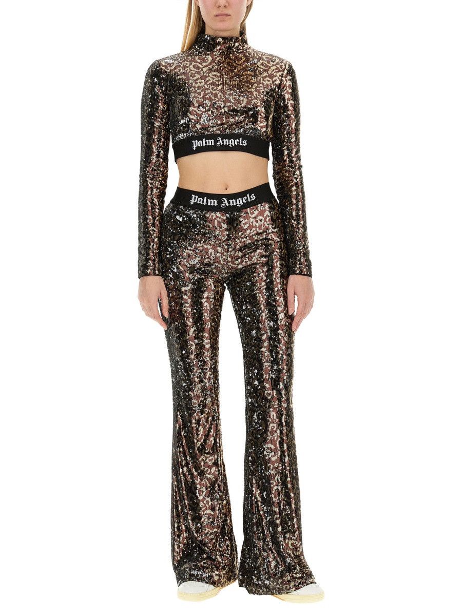 Palm Angels PALM ANGELS SEQUINED TOP - MULTICOLOUR Size M / US 6-8 / IT 42-44 - 2 Thumbnail