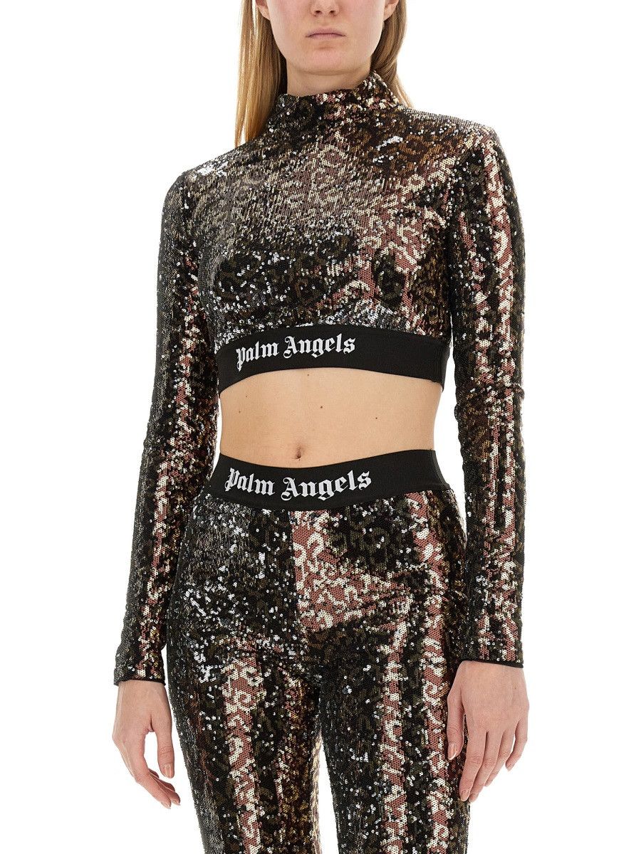 Palm Angels PALM ANGELS SEQUINED TOP - MULTICOLOUR Size M / US 6-8 / IT 42-44 - 4 Thumbnail
