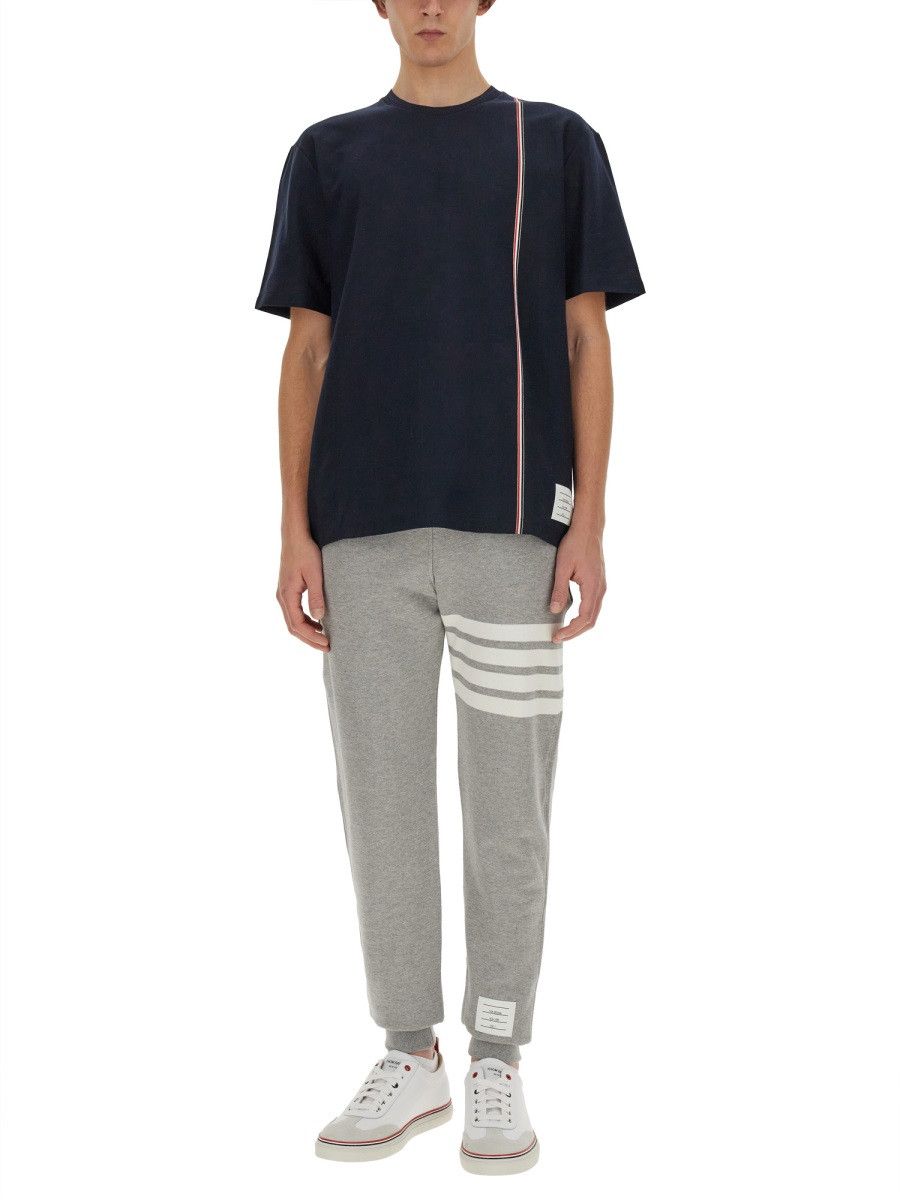 Thom Browne THOM BROWNE JERSEY T-SHIRT - BLUE (JP 2) Size US M / EU 48-50 / 2 - 2 Thumbnail