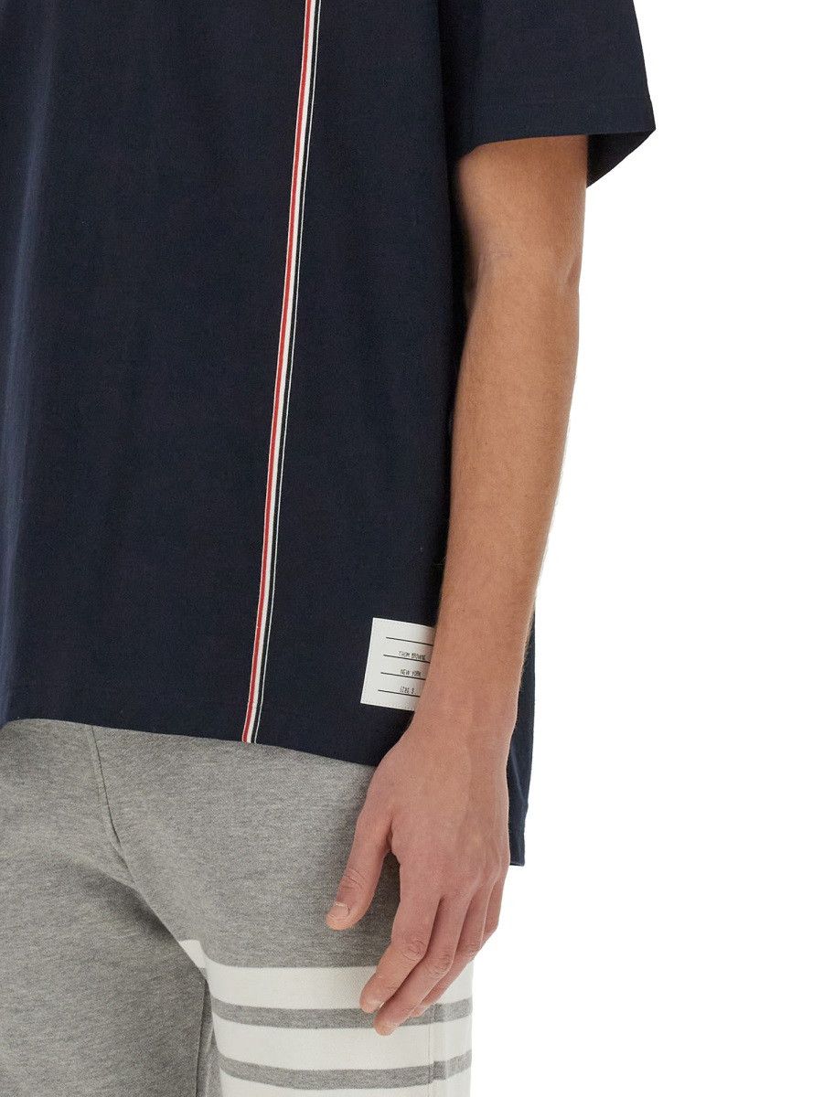 Thom Browne THOM BROWNE JERSEY T-SHIRT - BLUE (JP 2) Size US M / EU 48-50 / 2 - 4 Thumbnail
