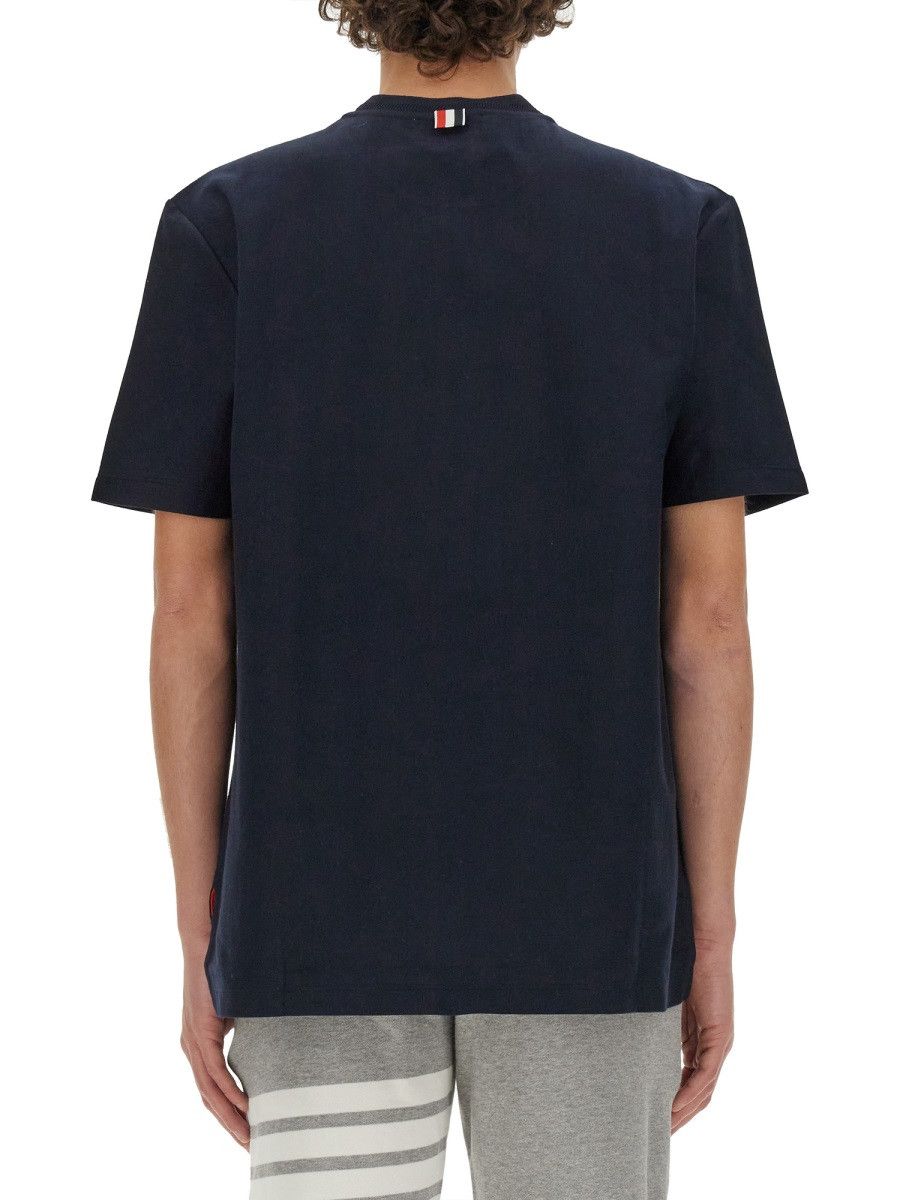 Thom Browne THOM BROWNE JERSEY T-SHIRT - BLUE (JP 2) Size US M / EU 48-50 / 2 - 3 Thumbnail