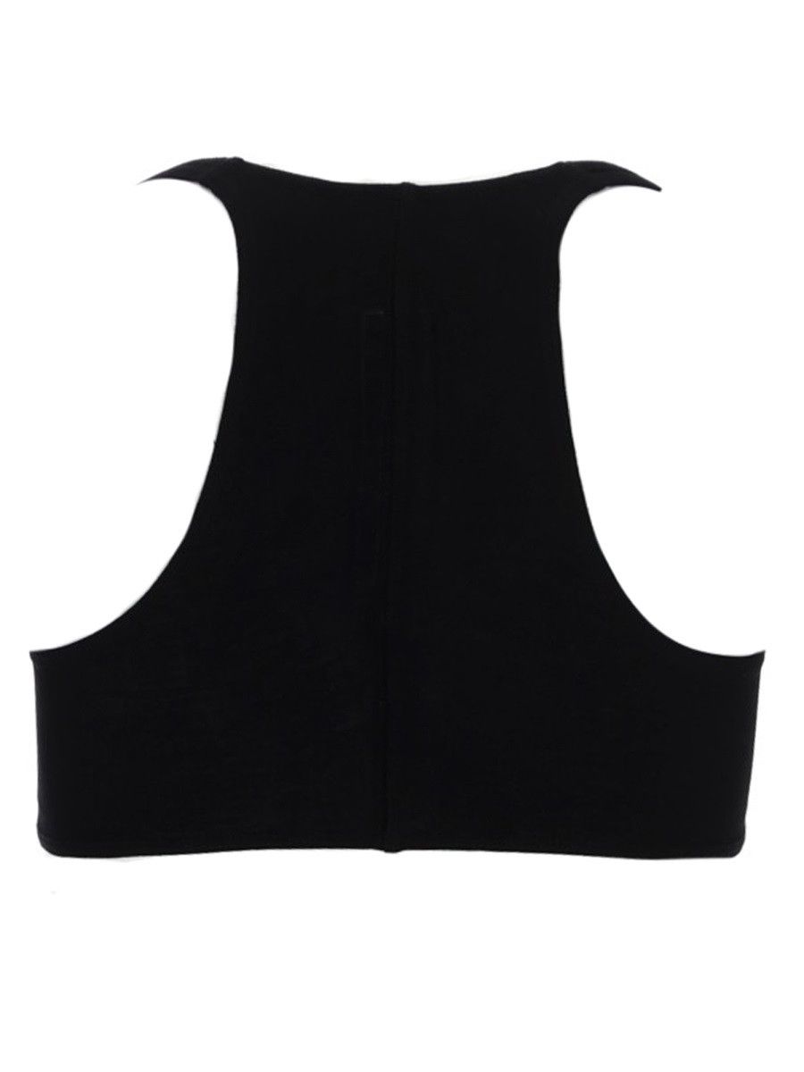 Rick Owens Lilies RICK OWENS LILIES TOP "UNHORNY" - BLACK (IT 42) Size M / US 6-8 / IT 42-44 - 3 Thumbnail
