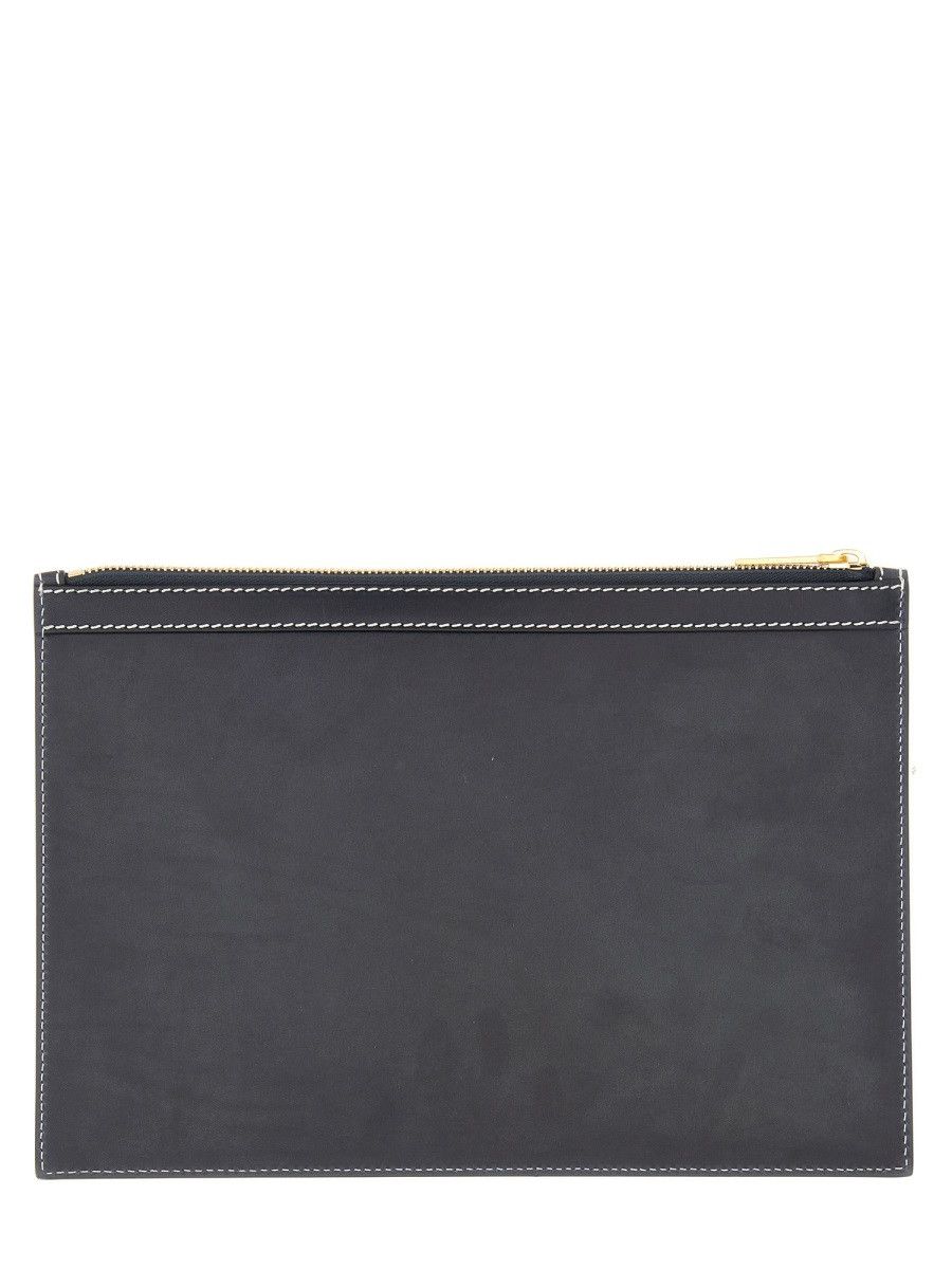 Thom Browne THOM BROWNE SMALL TABLET HOLDER - BLUE Size ONE SIZE - 2 Thumbnail