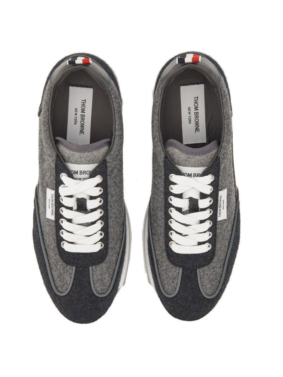 Thom Browne THOM BROWNE TECH RUNNER SNEAKER - GREY (US 6) Size US S / EU 44-46 / 1 - 2 Thumbnail