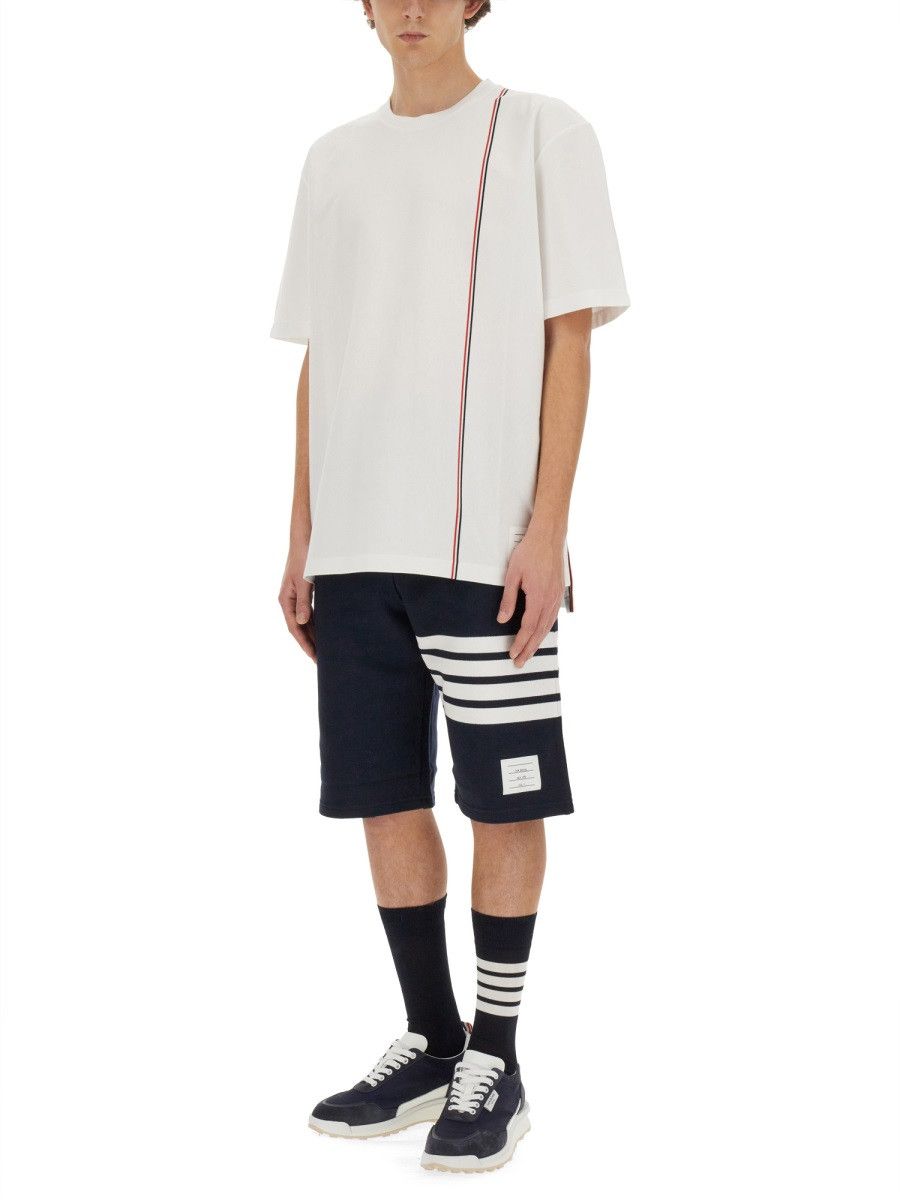 Thom Browne THOM BROWNE JERSEY T-SHIRT - WHITE (JP 4) Size US XL / EU 56 / 4 - 2 Thumbnail