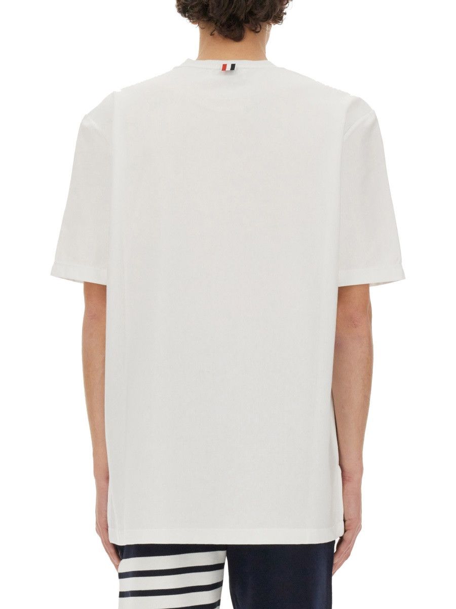 Thom Browne THOM BROWNE JERSEY T-SHIRT - WHITE (JP 4) Size US XL / EU 56 / 4 - 4 Thumbnail