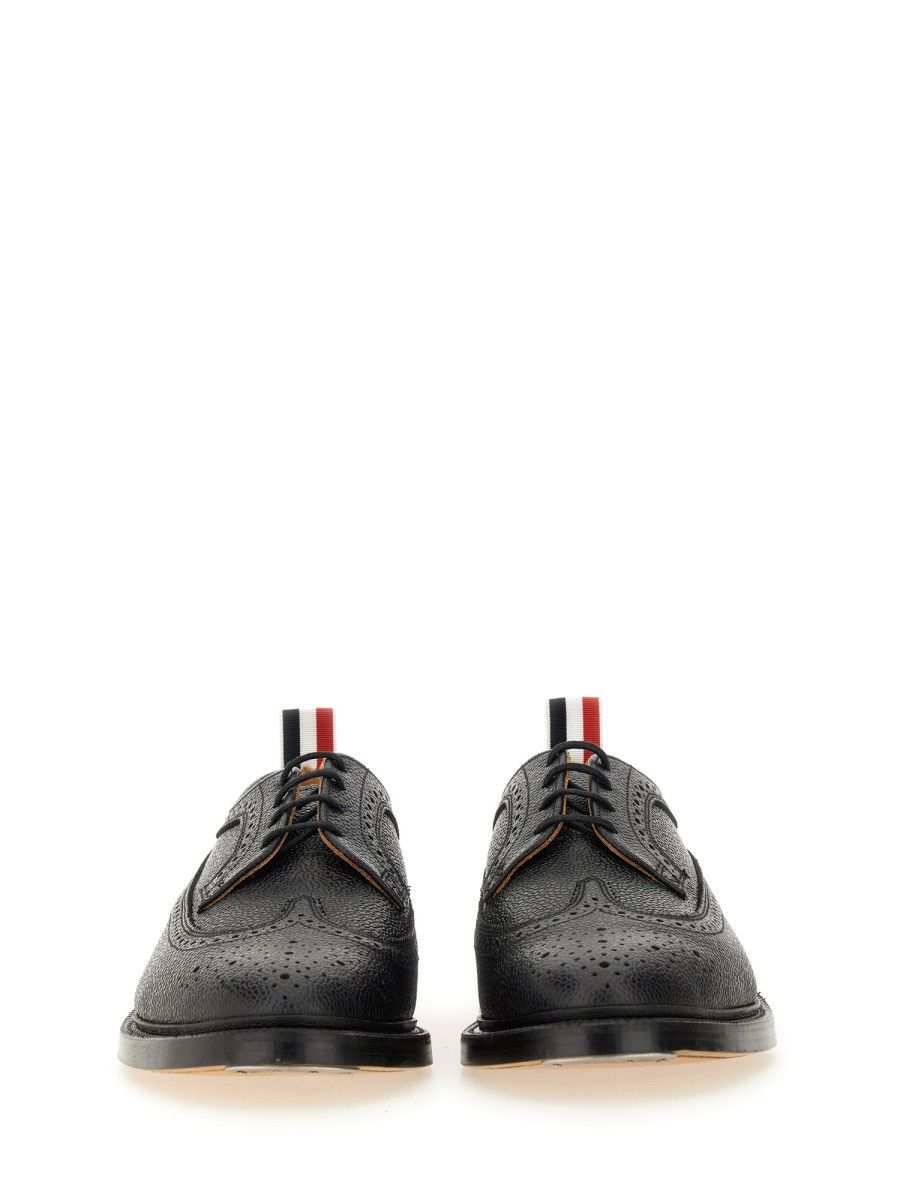Thom Browne THOM BROWNE BROGUE CLASSIC LONGWING - BLACK (US 7½) Size US 7.5 / EU 40-41 - 4 Thumbnail