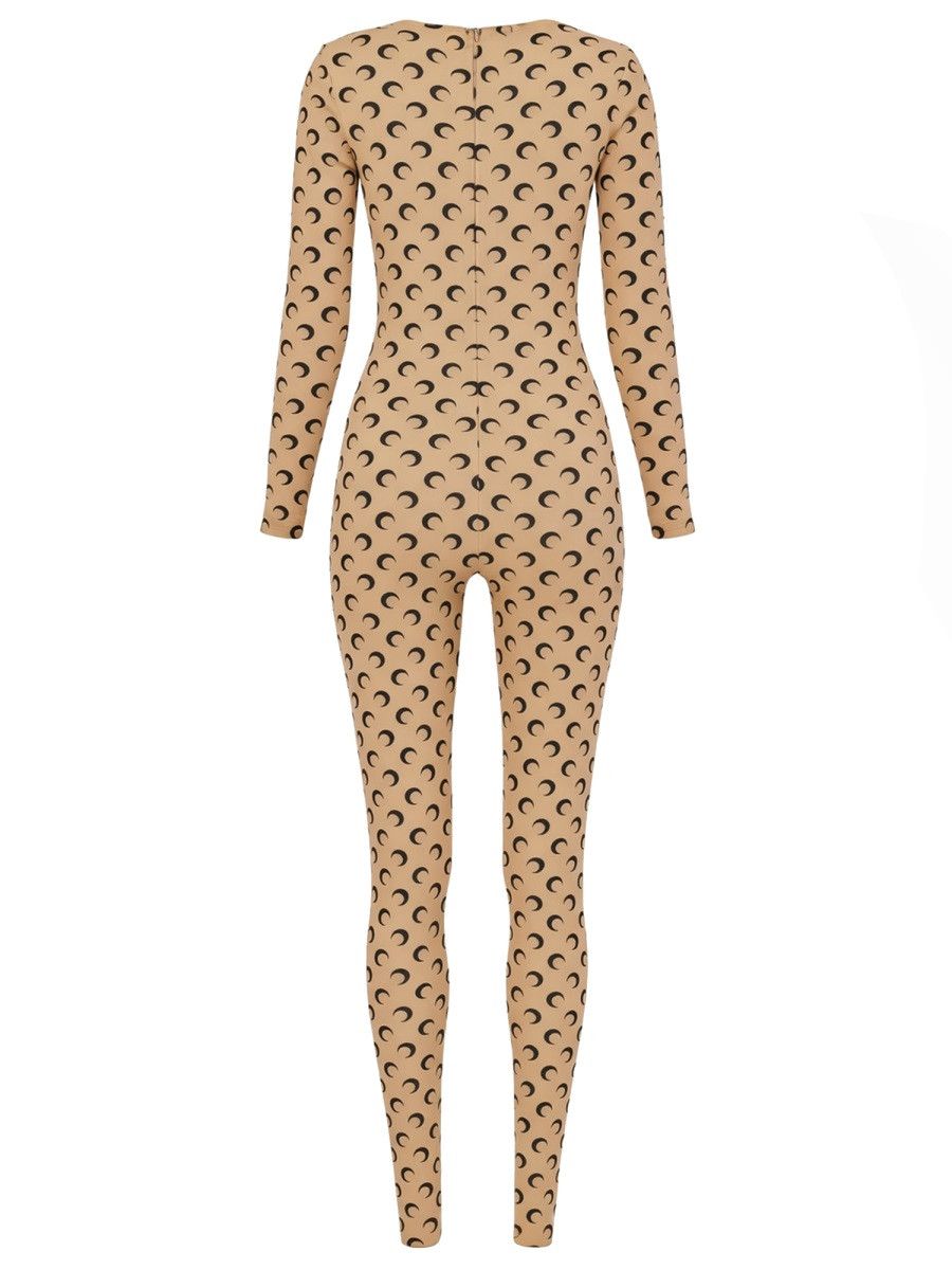 Marine Serre MARINE SERRE "MOON" SUIT - BEIGE Size M / US 6-8 / IT 42-44 - 2 Thumbnail