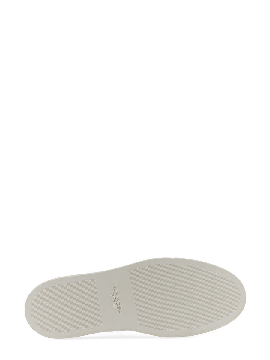 Thom Browne THOM BROWNE LOW-TOP LEATHER SNEAKER - WHITE (US 7) Size US 7 / EU 40 - 5 Thumbnail