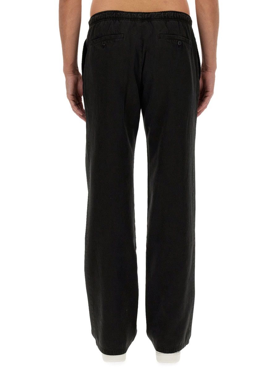 Palm Angels PALM ANGELS PANTS WITH LOGO - BLACK (IT 50) Size US 34 / EU 50 - 4 Thumbnail