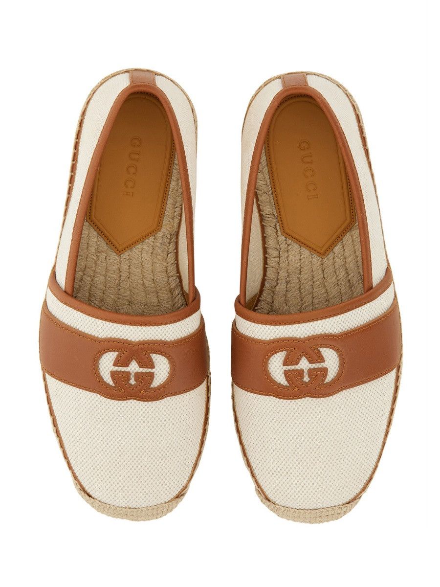 Gucci GUCCI ESPADRILLES WITH CROSS GG - BROWN (UK 7) Size US 8 / EU 41 - 6 Thumbnail