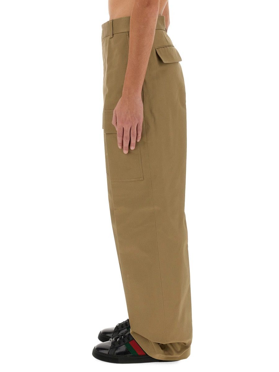 Gucci GUCCI CARGO PANTS - BEIGE (IT 48) Size US 32 / EU 48 - 4 Thumbnail