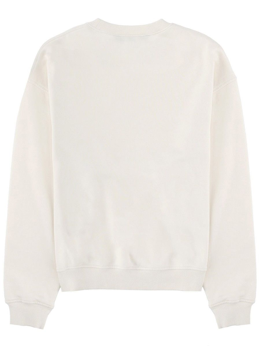 Palm Angels PALM ANGELS FELPA CON LOGO - WHITE Size US XL / EU 56 / 4 - 2 Thumbnail