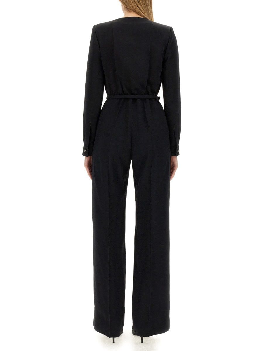 Gucci GUCCI VISCOSE JUMPSUIT WITH BELT - BLACK (IT 42) Size 42" / US 20 - 3 Thumbnail