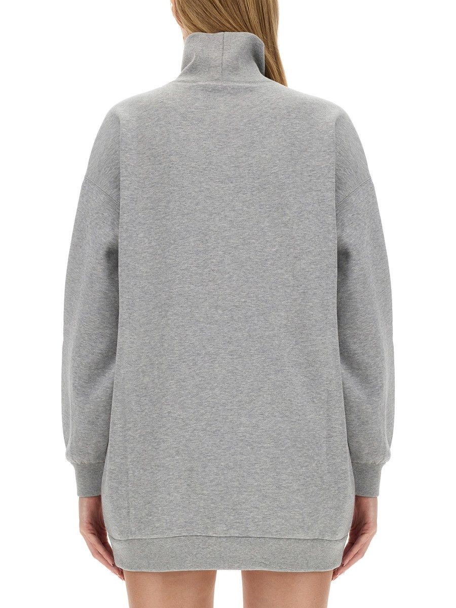 Gucci GUCCI SWEATSHIRT WITH EMBROIDERY - GREY Size XS / US 0-2 / IT 36-38 - 3 Thumbnail