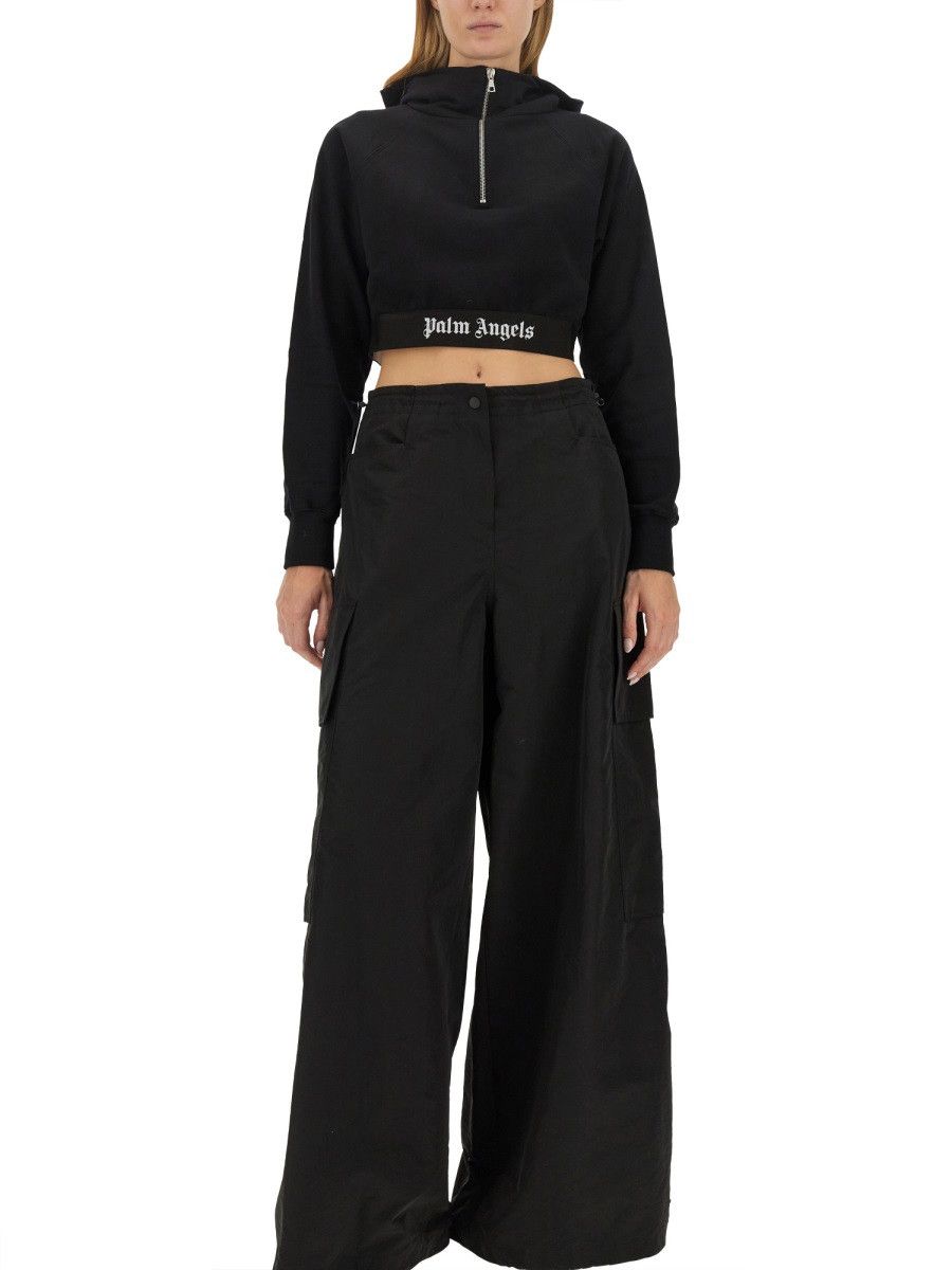 Palm Angels PALM ANGELS CARGO PANTS - BLACK (IT 38) Size 38" / US 16 / IT 52 - 2 Thumbnail