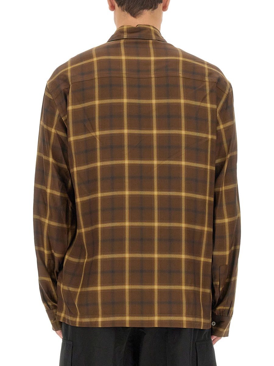 Palm Angels PALM ANGELS MONOGRAM SHIRT - BROWN (IT 50) Size US L / EU 52-54 / 3 - 3 Thumbnail