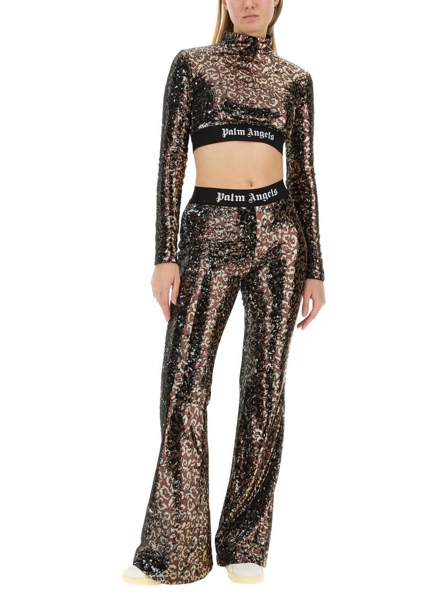 Palm Angels PALM ANGELS FLARE FIT PANTS - MULTICOLOUR Size 30" / US 8 / IT 44 - 2 Thumbnail