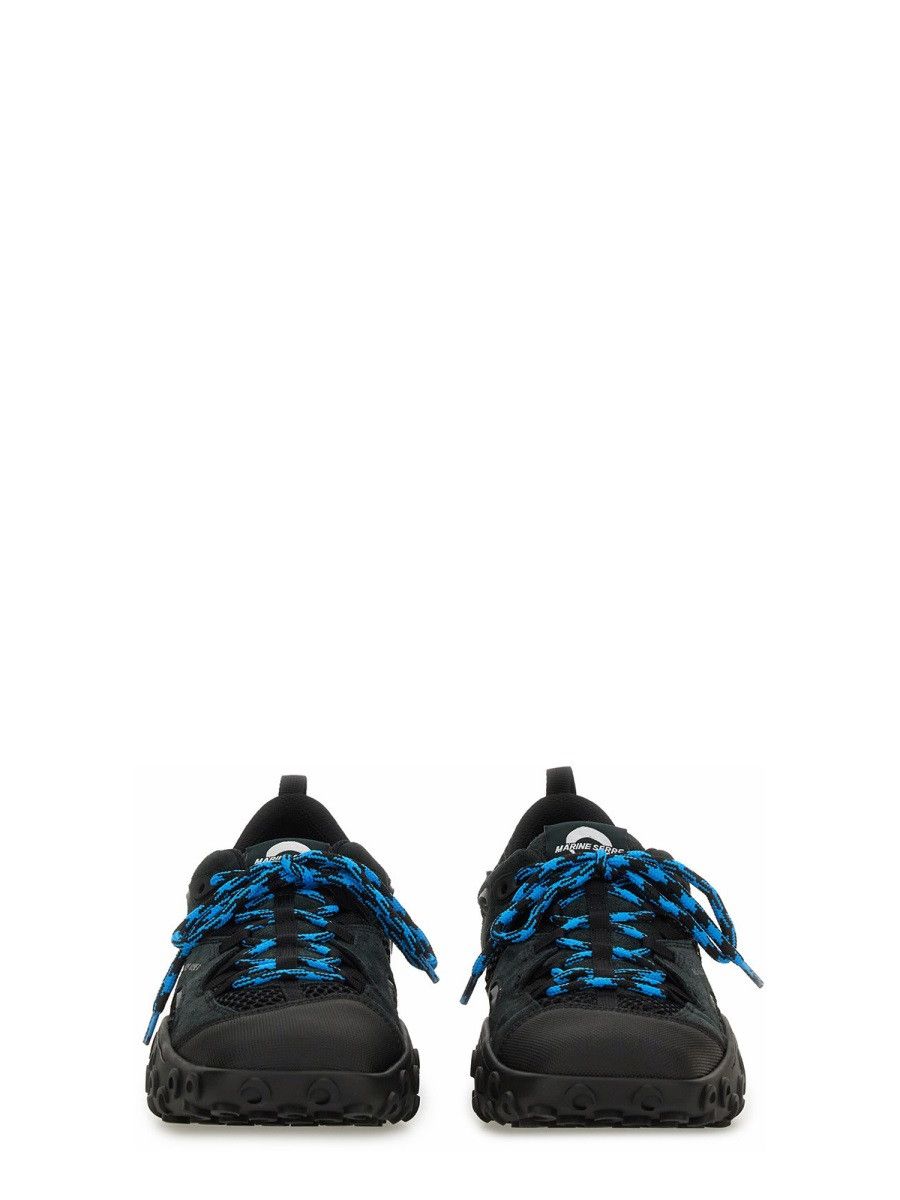 Marine Serre MARINE SERRE "MS RISE II" SNEAKER - BLACK (IT 39) Size US 9 / IT 39 - 5 Thumbnail