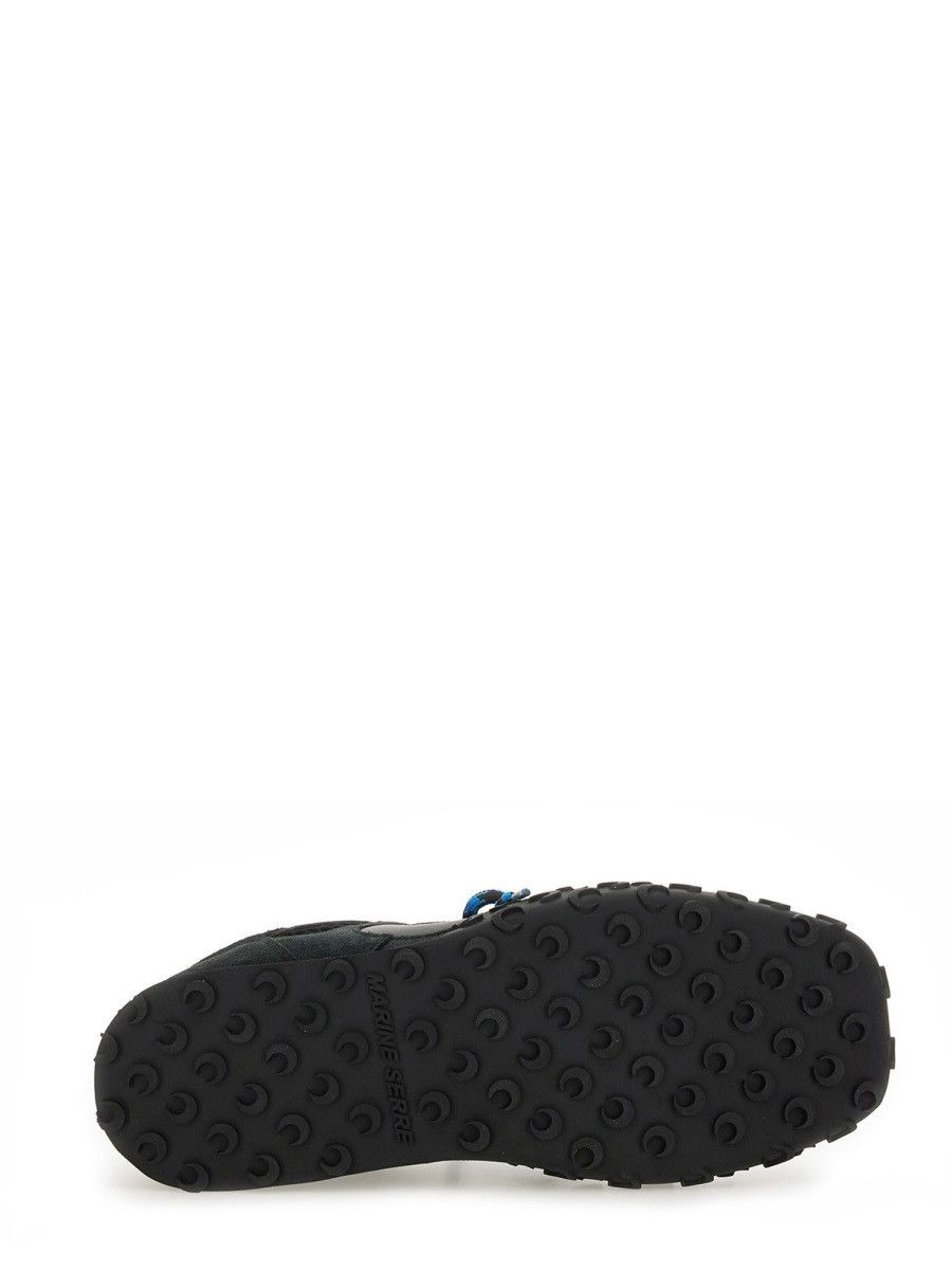 Marine Serre MARINE SERRE "MS RISE II" SNEAKER - BLACK (IT 39) Size US 9 / IT 39 - 6 Thumbnail