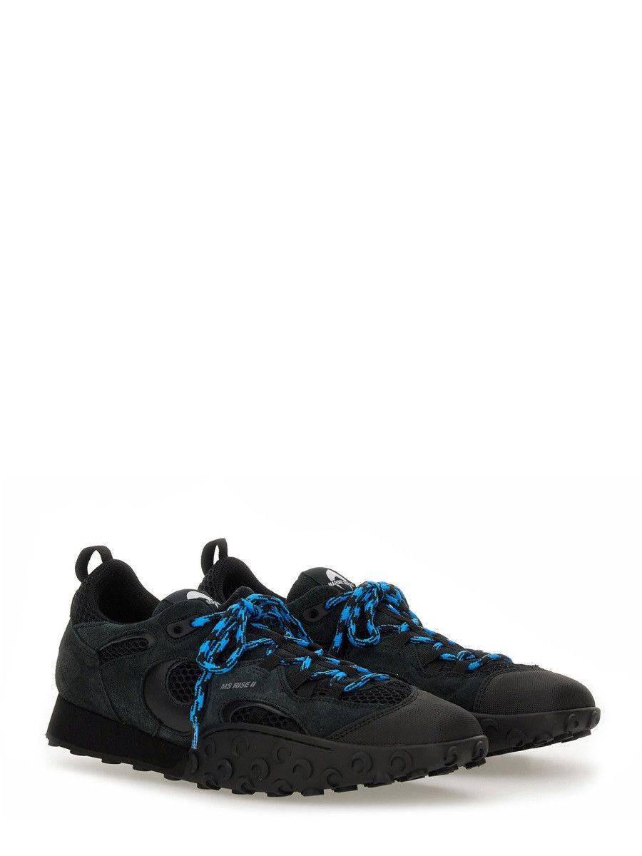 Marine Serre MARINE SERRE "MS RISE II" SNEAKER - BLACK (IT 39) Size US 9 / IT 39 - 2 Thumbnail