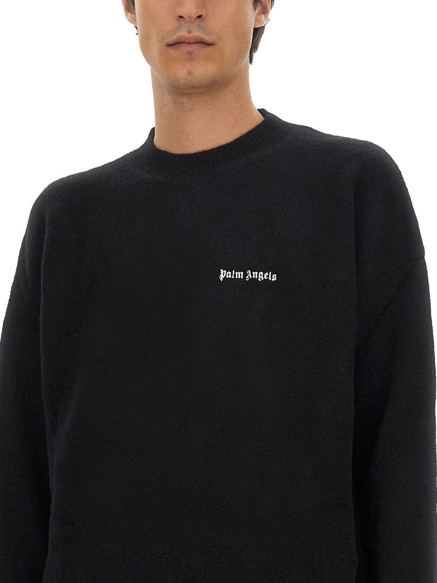 Palm Angels PALM ANGELS JERSEY WITH LOGO - BLACK Size US L / EU 52-54 / 3 - 4 Thumbnail