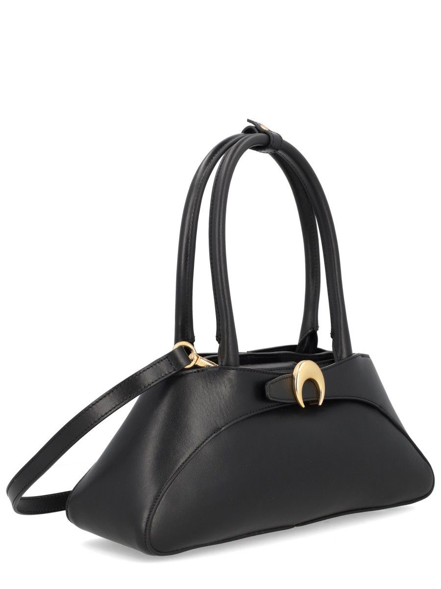 Marine Serre MARINE SERRE "AURORA BAGUETTE" BAG - BLACK Size ONE SIZE - 3 Thumbnail