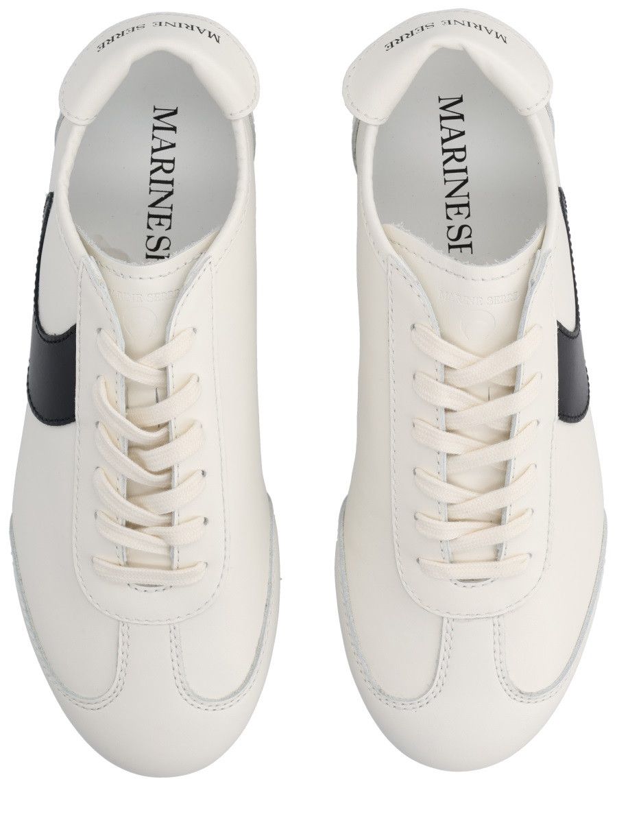 Marine Serre MARINE SERRE "ASTRA" SNEAKER - WHITE (IT 40) Size US 10 / IT 40 - 5 Thumbnail