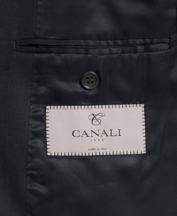 Canali Wool three-piece suit Size 54R - 2 Thumbnail