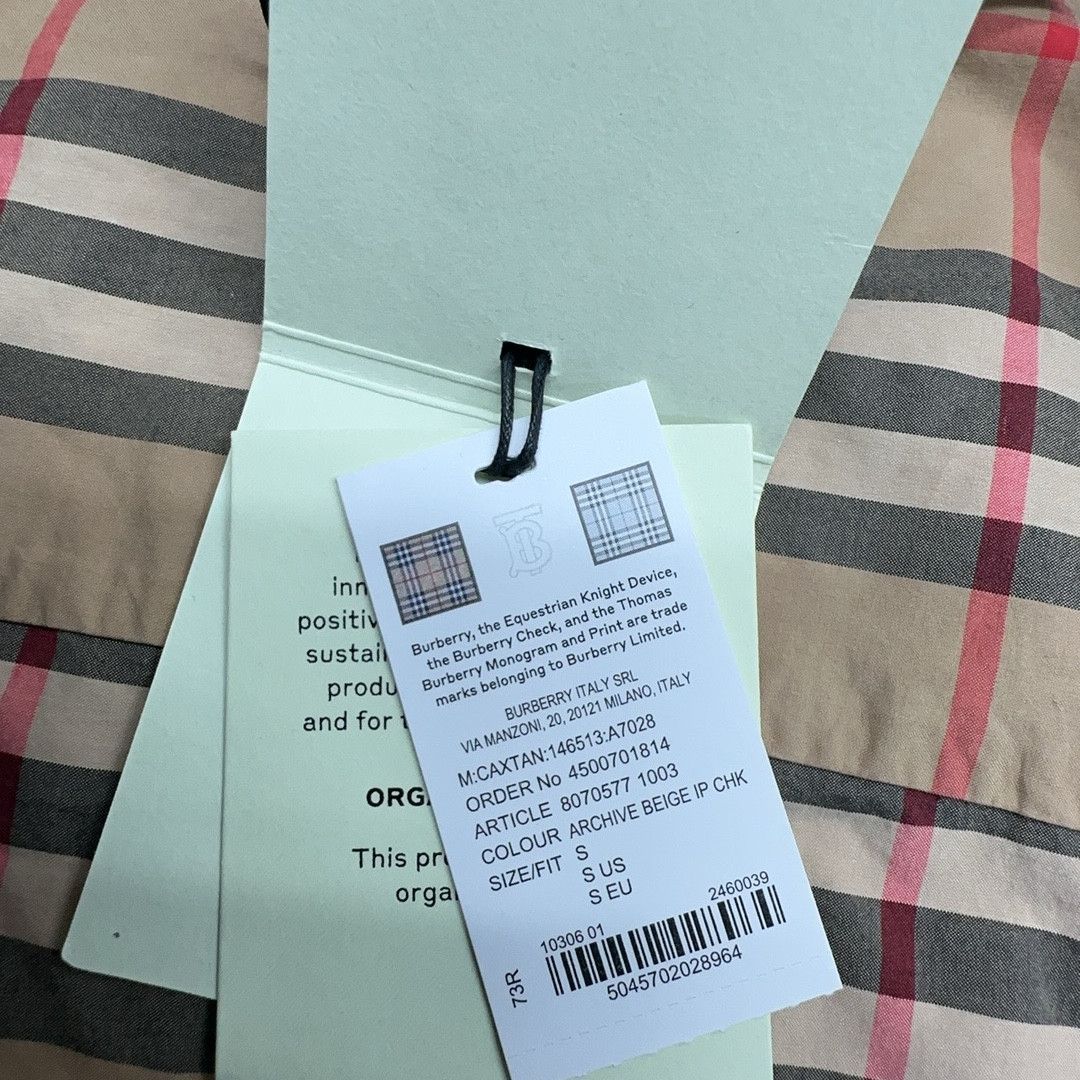 Burberry Burberry Archive Beige Check Shirt Size S Size US S / EU 44-46 / 1 - 11 Thumbnail