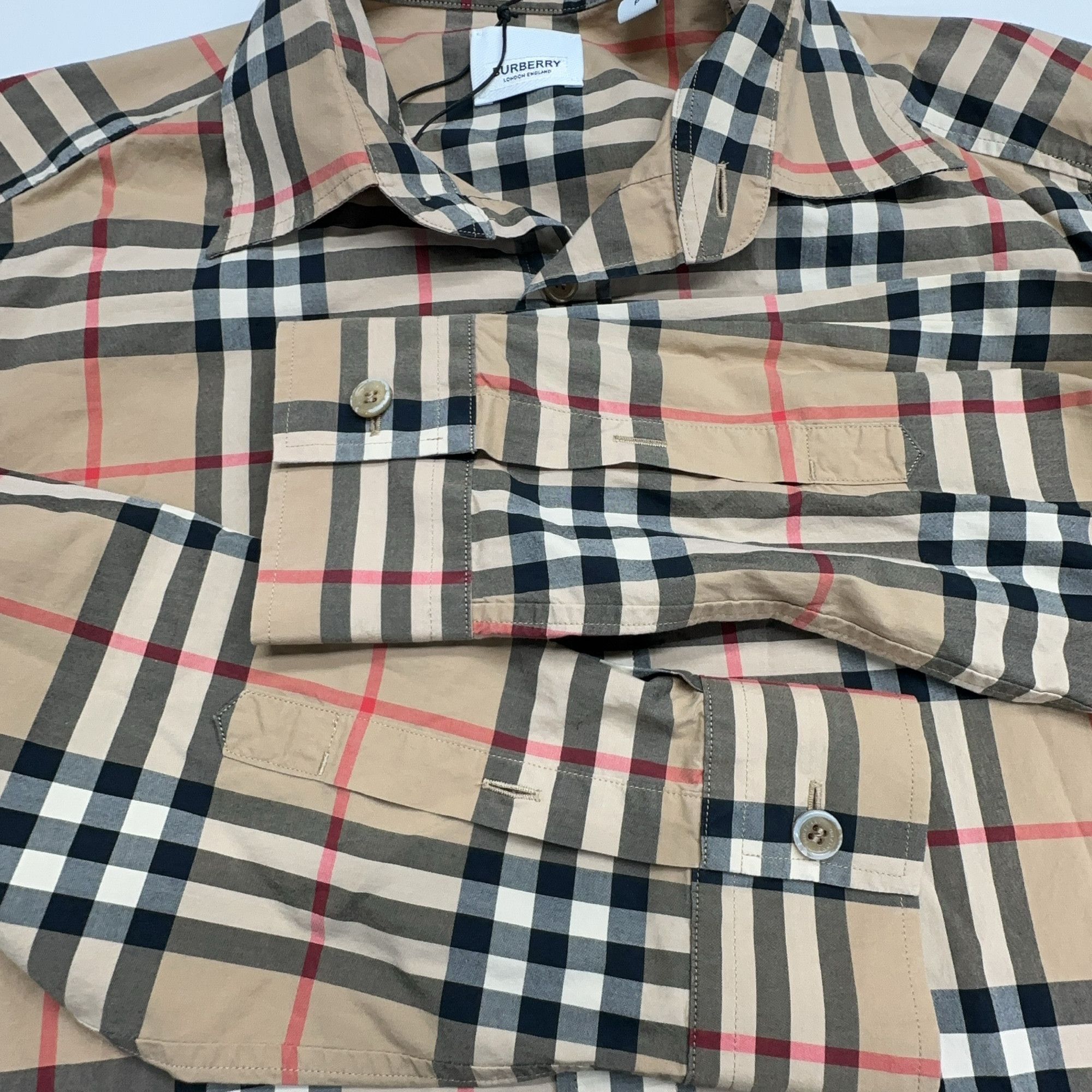 Burberry Burberry Archive Beige Check Shirt Size S Size US S / EU 44-46 / 1 - 14 Thumbnail