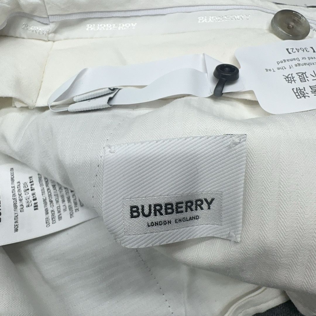 Burberry Burberry Gray Wool Trousers Size 34 Size 40R - 5 Thumbnail