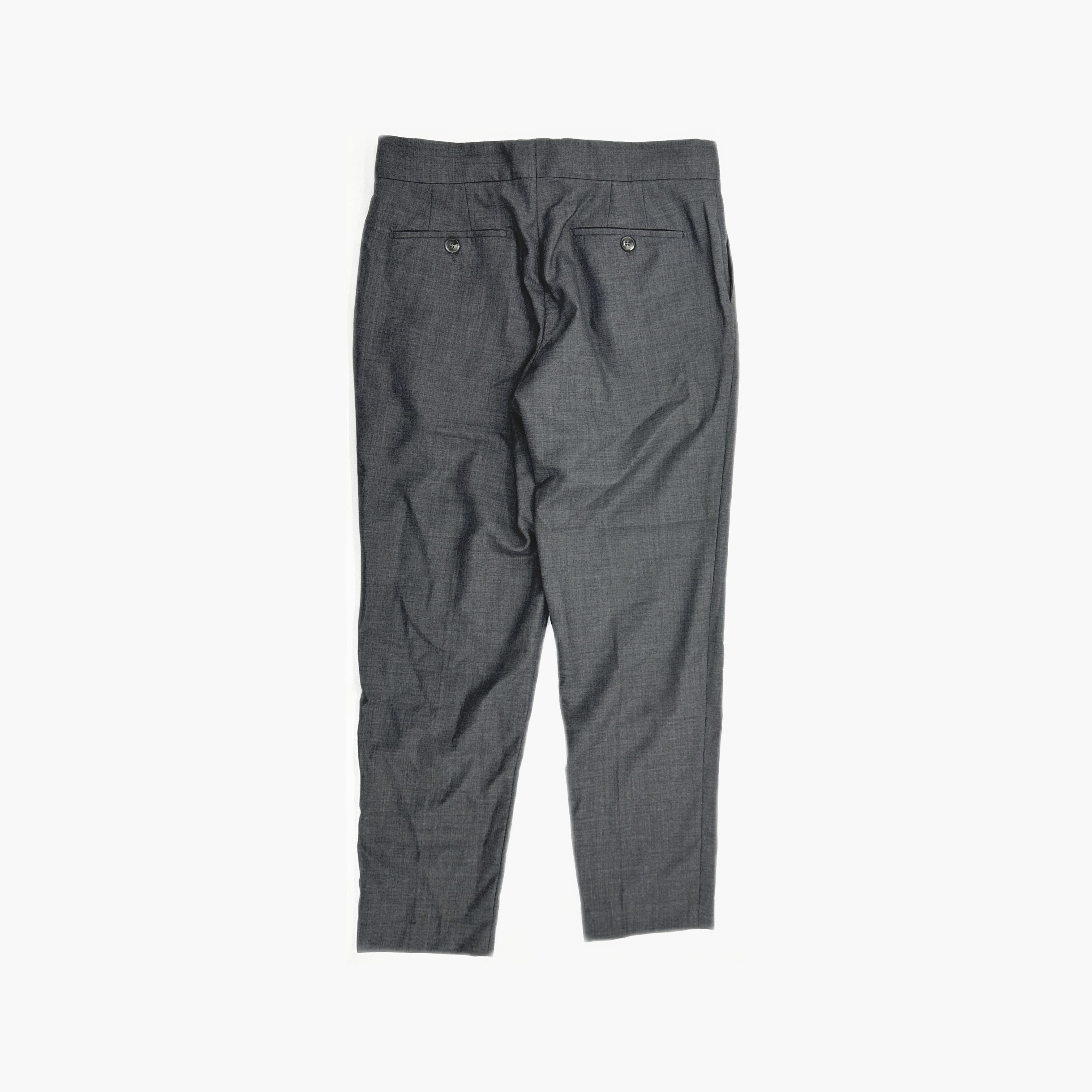 Burberry Burberry Gray Wool Trousers Size 34 Size 40R - 2 Thumbnail