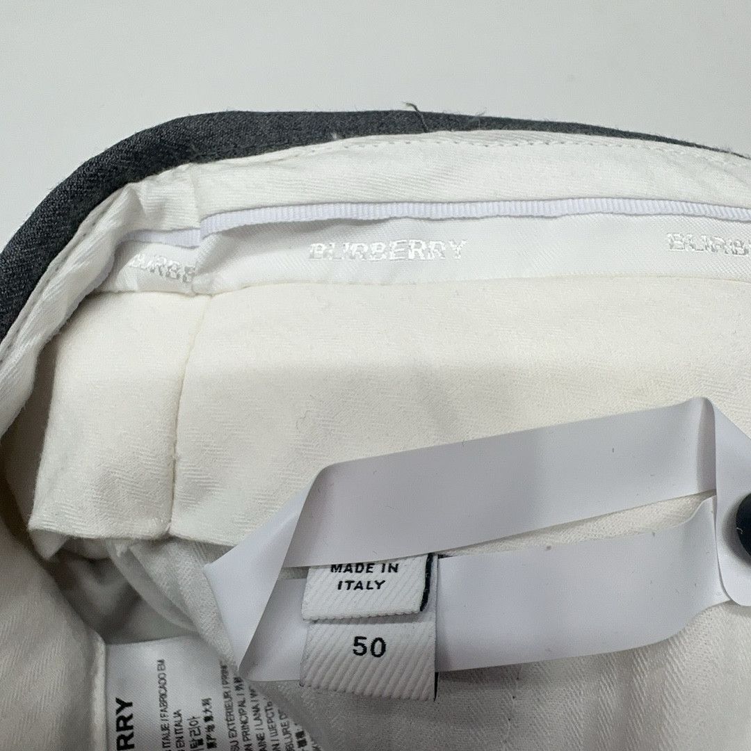 Burberry Burberry Gray Wool Trousers Size 34 Size 40R - 4 Thumbnail