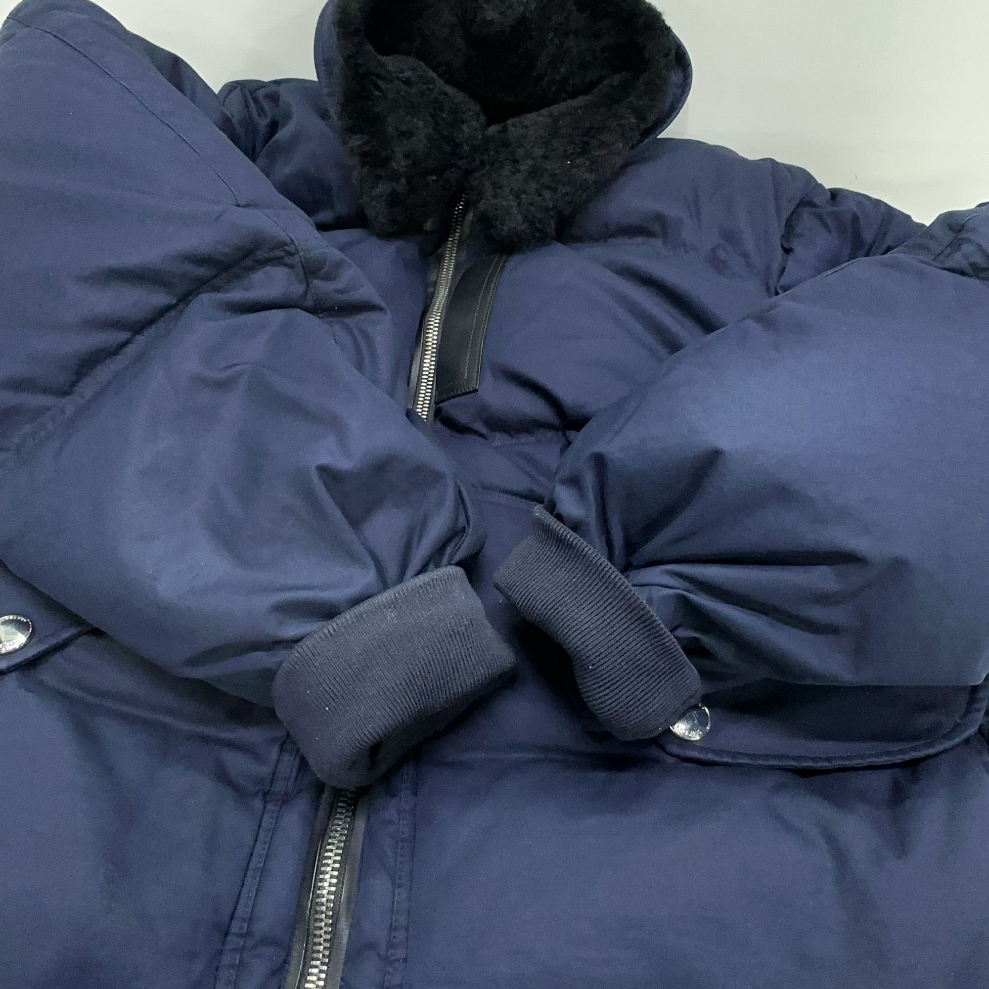 Burberry Burberry Shearling Collar Down Jacket Size M Size US M / EU 48-50 / 2 - 13 Thumbnail