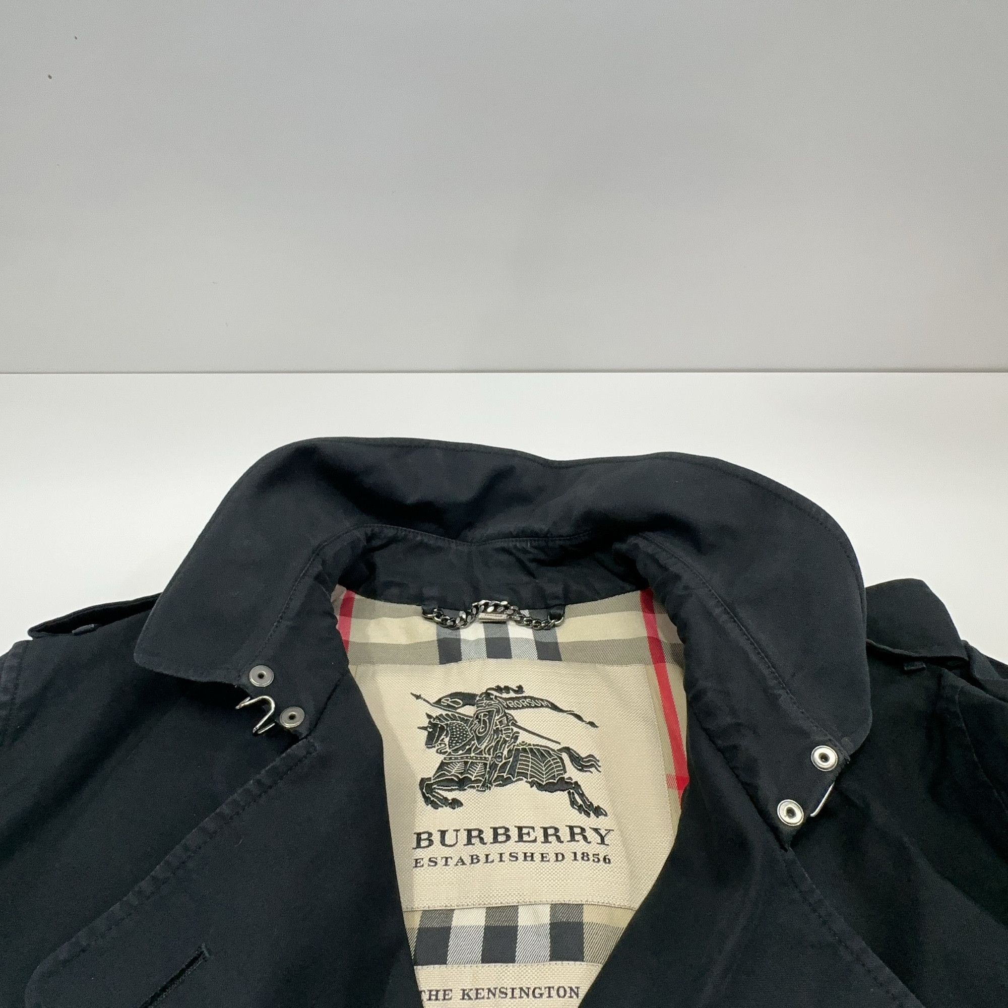 Burberry Burberry The Kensington Short Trench Coat Black Size 52 Size US L / EU 52-54 / 3 - 7 Thumbnail