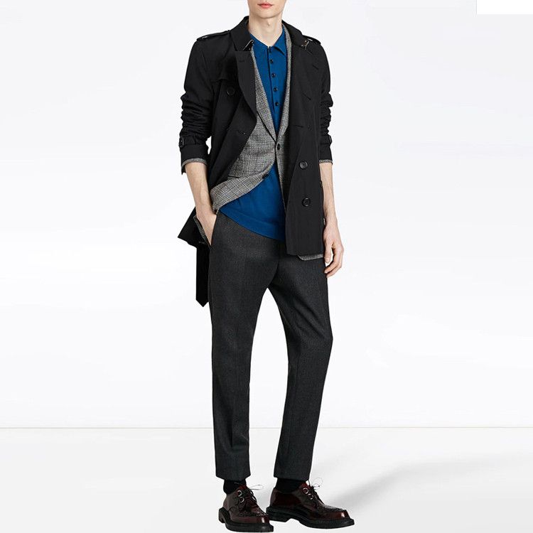 Burberry Burberry The Kensington Short Trench Coat Black Size 52 Size US L / EU 52-54 / 3 - 18 Thumbnail