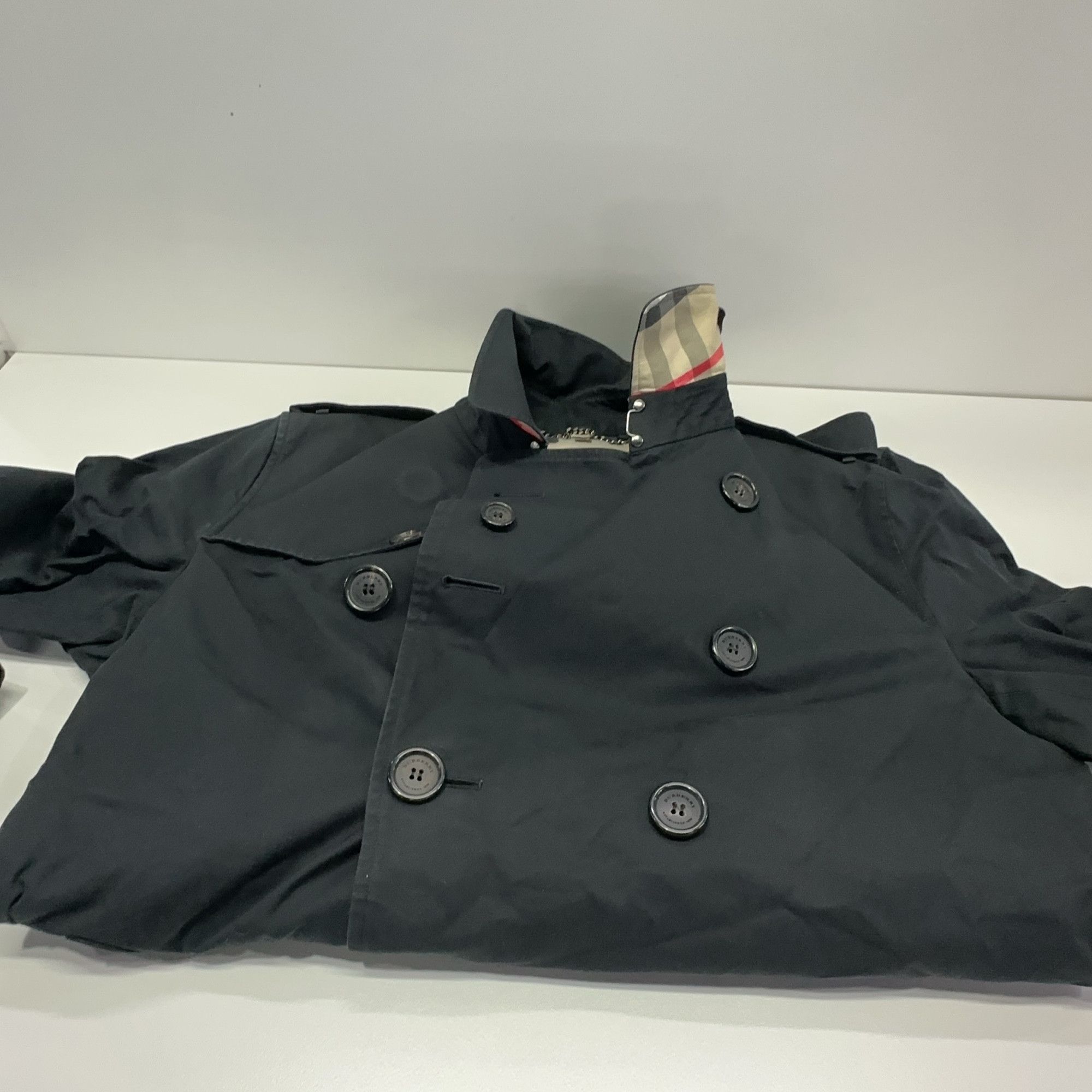 Burberry Burberry The Kensington Short Trench Coat Black Size 52 Size US L / EU 52-54 / 3 - 8 Thumbnail